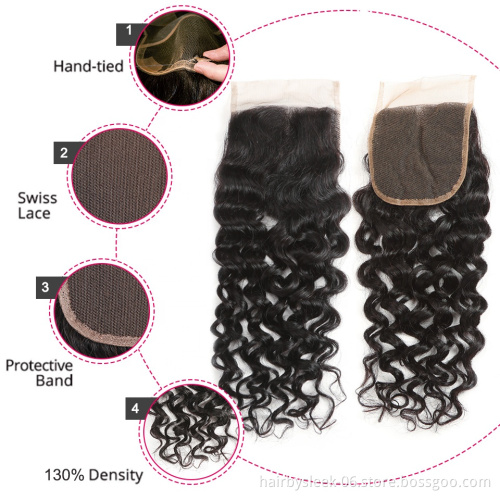 Rebecca Top 15A grade High Quality Water Wave vendors for virgin hair brazilian hair bundles 100% virgin human hair extension